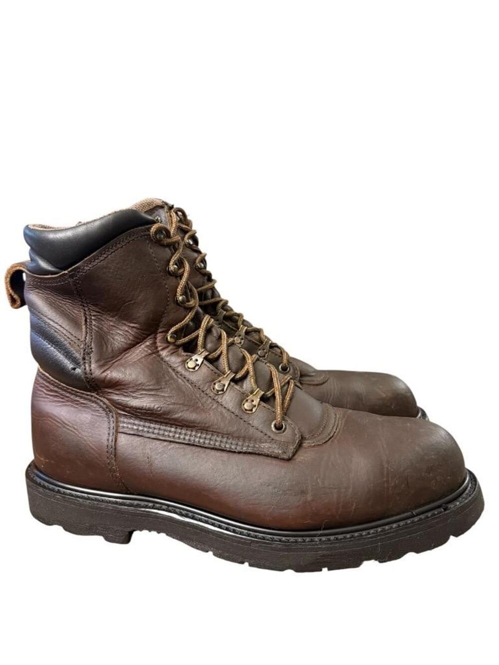 Red Wing 2264 Brown Leather Steel Toe Work Boot Men size 12 D